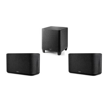   DENON HOME 350 MULTIROOM HANGSZÓRÓ + DENON HOME MÉLYSUGÁRZÓ SZETT FEKETE - FEKETE