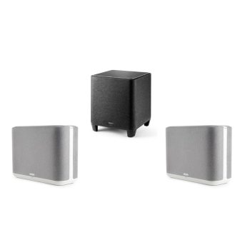   DENON HOME 250 MULTIROOM HANGSZÓRÓ + DENON HOME MÉLYSUGÁRZÓ SZETT FEHÉR - FEKETE