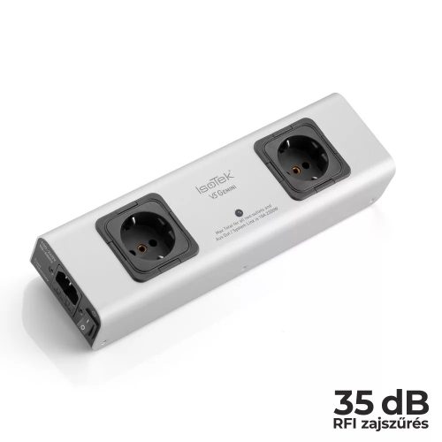 IsoTek V5 Gemini - tápelosztó és szűrő