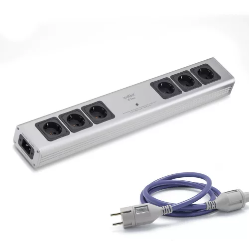 IsoTek V5 Sirius - tápelosztó és szűrő /Ezüst/