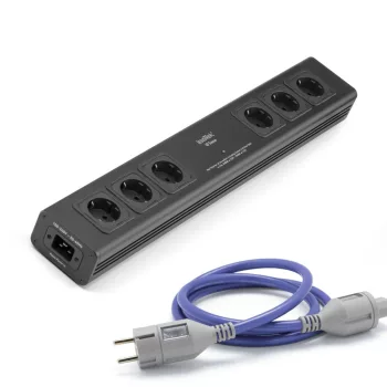 IsoTek V5 Sirius - tápelosztó és szűrő /Fekete/