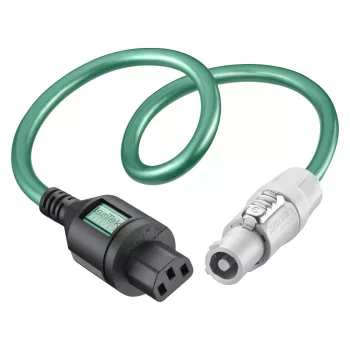   IsoTek EVO3 Initium SystemLink - toldókábel IEC C13 és Neutrik powerCON csatlakozókkal