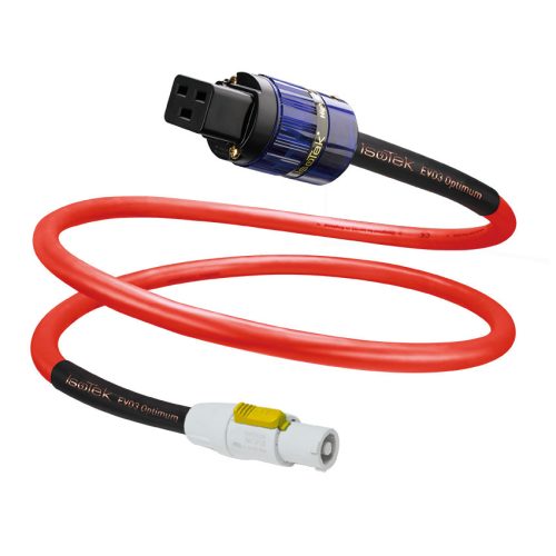 IsoTek EVO3 Optimum SystemLink - toldókábel, Neutrik powerCON -> IEC C19 /50 cm/