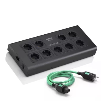 IsoTek V5 Corvus - tápelosztó és szűrő /fekete/