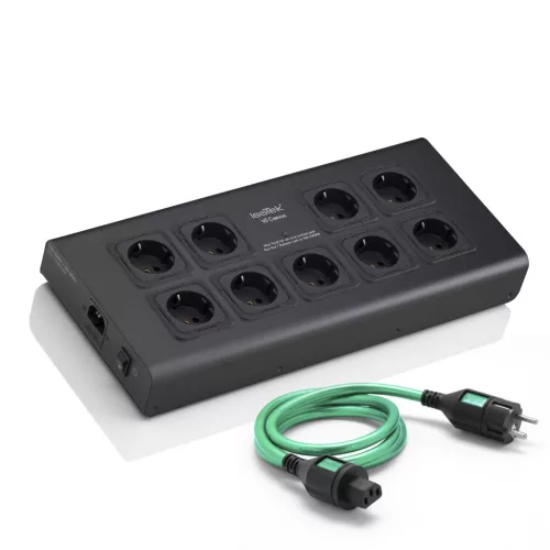 IsoTek V5 Corvus - tápelosztó és szűrő /fekete/