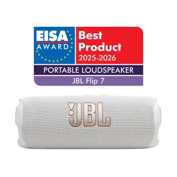   JBL FLIP 7 WHITE EISA DÍJAS VÍZÁLLÓ HORDOZHATÓ BLUETOOTH HANGSZÓRÓ - FEHÉR