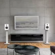 Kanto Audio REN - Aktív hangfal HDMI ARC, USB-C és Bluetooth csatlakozással /Matt fehér/