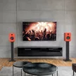 Kanto Audio REN - Aktív hangfal HDMI ARC, USB-C és Bluetooth csatlakozással /Matt Narancssárga/