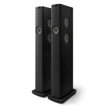   KEF LS60 Wireless aktív vezeték nélüli padlón álló hangfal pár, fekete