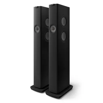   KEF LS60 Wireless aktív vezeték nélüli padlón álló hangfal pár, fekete