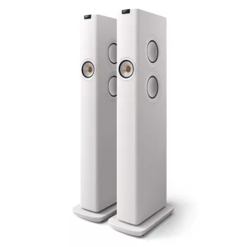   KEF LS60 Wireless aktív vezeték nélüli padlón álló hangfal pár, fehér