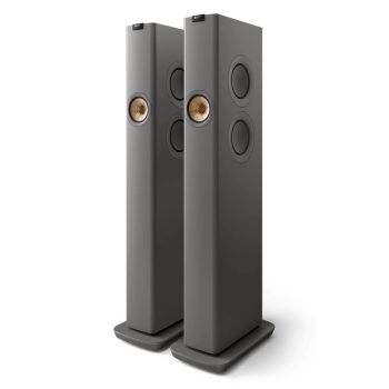  KEF LS60 Wireless aktív vezeték nélüli padlón álló hangfal pár, titánium