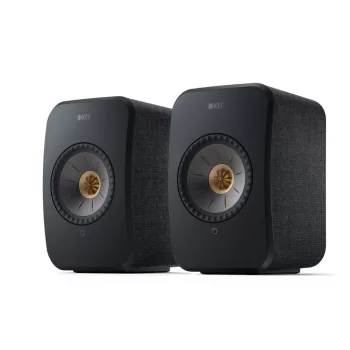   KEF LSX II aktív vezeték nélküli hangsugárzó pár, fekete