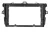 KENWOOD KW9_TO181N 9” RÁDIÓKERET TOYOTA COROLLA 2007-12 FEKETE