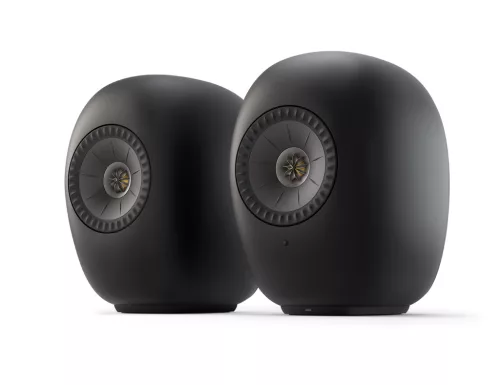 KEF LS LUXE aktív vezeték nélküli hangsugárzó pár, éjfekete