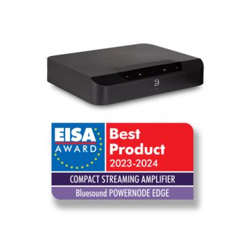   BLUESOUND POWERNODE EDGE VEZETÉK NÉLKÜLI HÁLÓZATI ZENELEJÁTSZÓ - FEKETE