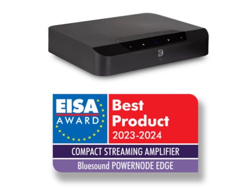 BLUESOUND POWERNODE EDGE VEZETÉK NÉLKÜLI HÁLÓZATI ZENELEJÁTSZÓ - FEKETE