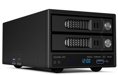 Dune HD Real Vision 4K Duo 3D Wifi/ethernet/HDD/USB médialejátszó