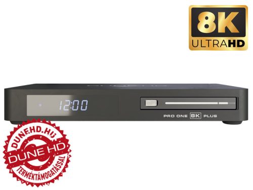 DUNE HD PRO ONE 8K PLUS 2D WIFI/HDD MÉDIALEJÁTSZÓ