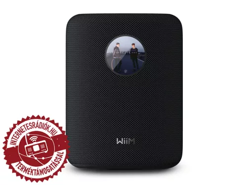 WiiM Sound (black) Wifi/ethernet/AUX/BT zenelejátszó, webrádió