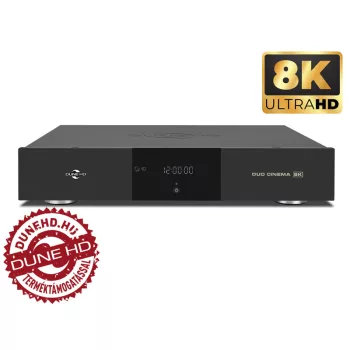   Dune HD Duo Cinema 8K 2D wifi/ethernet/USB/HDD médialejátszó