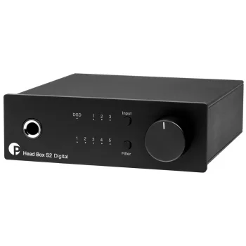   Pro-Ject Head Box S2 Digital - fejhallgató erősítő és DSD DAC /fekete/
