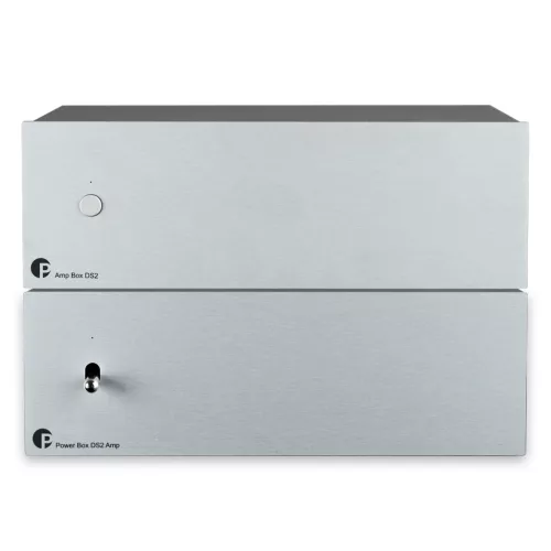 Pro-Ject Amp Box DS2 + Power Box DS2 Amp - sztereó végerősítő, upgrade táppal /ezüst/