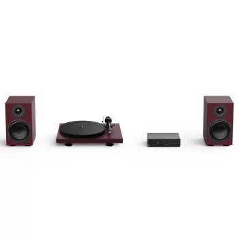   Pro-Ject Színes Hangrendszer 2 - komplett hifi szett /vörös/