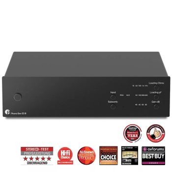   Pro-Ject Phono Box S3 B - szimmetrikus phono előerősítő /fekete/