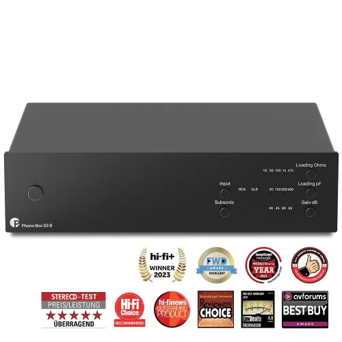 Pro-Ject Phono Box S3 B - szimmetrikus phono előerősítő /fekete/