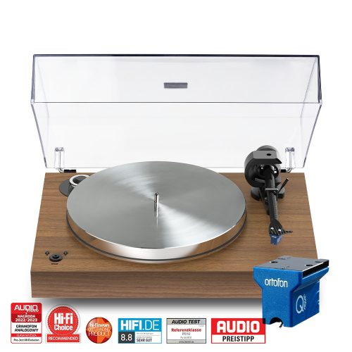 Pro-Ject X8 B Superpack - lemezjátszó /selyemfényű dió/