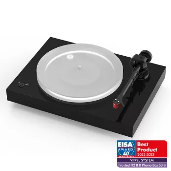   Pro-Ject X2 B - audiofil lemezjátszó szimmetrikus kimenettel - Ortofon Quintet Red hangszedővel /lakk fekete/