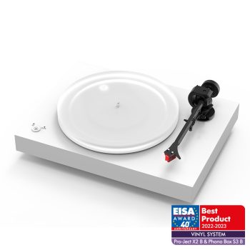   Pro-Ject X2 B - audiofil lemezjátszó szimmetrikus kimenettel - Ortofon Quintet Red hangszedővel /fehér/