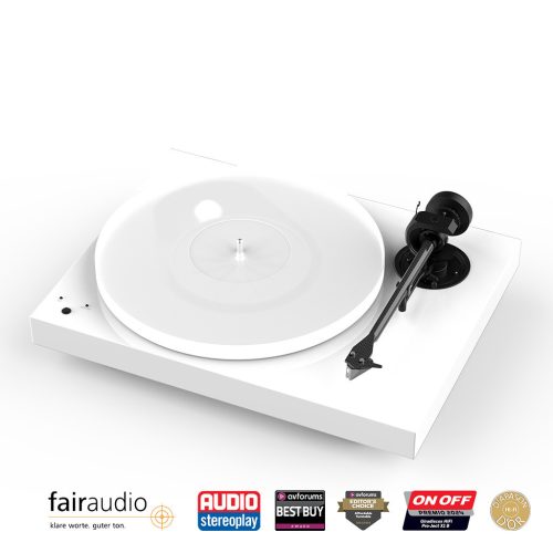 Pro-Ject X1 B - audiofil lemezjátszó - Ortofon Pick it S2 MM hangszedővel /feher/