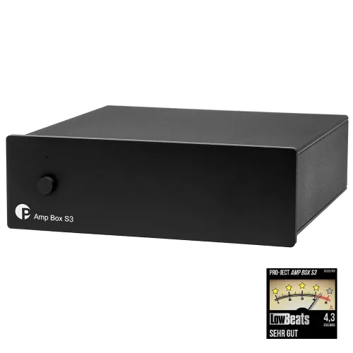 Pro-Ject Amp Box S3 - sztereó végfok /fekete/
