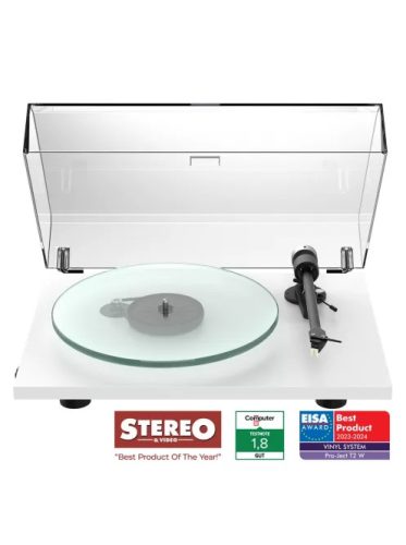 PRO-JECT T2 W - WIFI-S LEMEZJÁTSZÓ SUMIKO RAINIER HANGSZEDŐVEL /SELYEMFÉNYŰ FEHÉR/