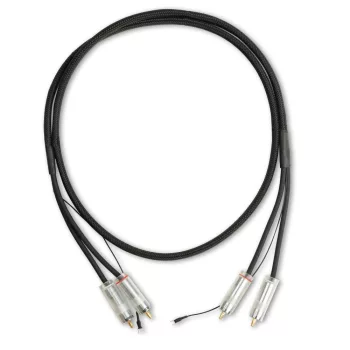   Pro-Ject Connect it Phono S RCA - összekötő kábel RCA - RCA csatlakozással és földelő sarukkal /1,23 méter/