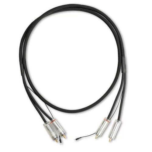 PRO-JECT CONNECT IT PHONO S RCA ÖSSZEKÖTŐ KÁBEL RCA-RCA CSATLAKOZÁSSAL ÉS FÖLDELŐ SARUKKAL - 123 CM