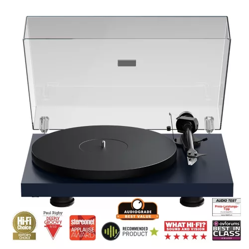 Pro-Ject Debut EVO 2 - audiofil lemezjátszó /selyemfényű acélkék/