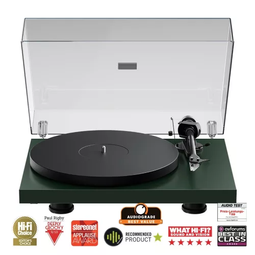 Pro-Ject Debut EVO 2 - audiofil lemezjátszó /selyemfényű fenyőzöld/