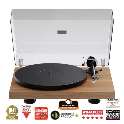 Pro-Ject Debut EVO 2 - audiofil lemezjátszó /dió furnér/