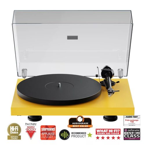 PRO-JECT DEBUT EVO 2 AUDIOFIL BAKELIT LEMEZJÁTSZÓ - SELYEMFÉNYŰ SÁRGA