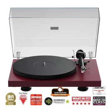   Pro-Ject Debut EVO 2 - audiofil lemezjátszó /selyemfényű borvörös/