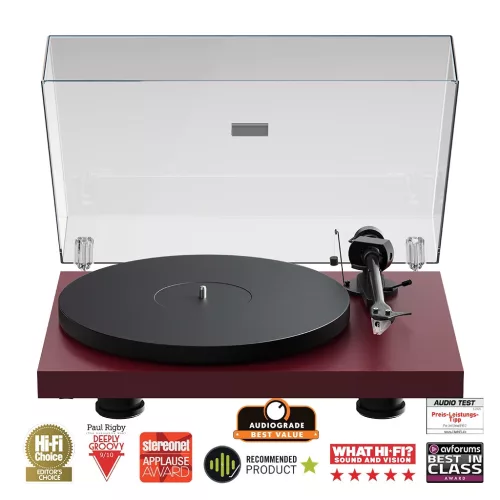 Pro-Ject Debut EVO 2 - audiofil lemezjátszó /selyemfényű borvörös/