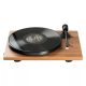 PRO-JECT E1 PHONO (AT3600L) BAKELIT LEMEZJÁTSZÓ PHONO ELŐFOKKAL - DIÓ