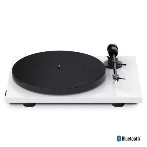PRO-JECT E1 BT BAKELIT LEMEZJÁTSZÓ AT3600L HANGSZEDŐVEL - FEHÉR