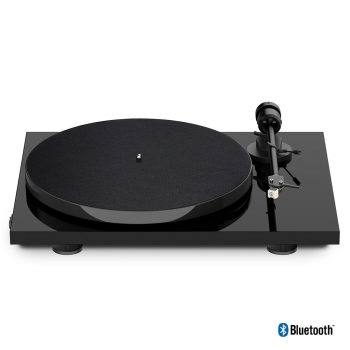   Pro-Ject E1 BT (AT3600L) - lemezjátszó phono előfokkal, Bluetooth kimenettel /lakk fekete/