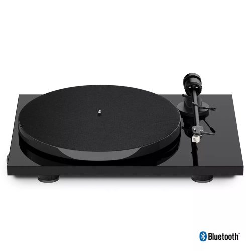 PRO-JECT E1 BT BAKELIT LEMEZJÁTSZÓ AT3600L HANGSZEDŐVEL - FEKETE