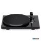 PRO-JECT E1 BT BAKELIT LEMEZJÁTSZÓ AT3600L HANGSZEDŐVEL - FEKETE