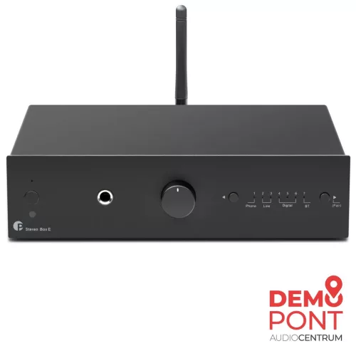 Pro-Ject Stereo Box E - Sztereó erősítő Bluetooth bemenettel /fekete/
